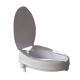 Toiletverhoger | Verstelbaar | Met deksel | Hoogte 5 cm | - Foto 2