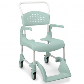 WC rolstoel | Arm- en voetsteunen | Met wielen | Verschillende hoogtes | CLEAN