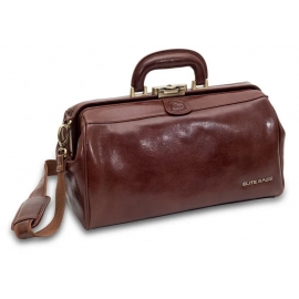 Briefcase for Medical Visits | Leather | Brown | CLASSY'S | Elite Bags