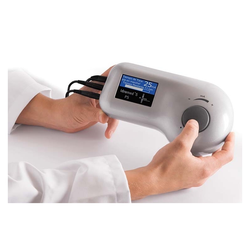 Idromed 5 PS iontophoresis machine with pulsed current for