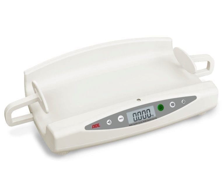 Elektronische babyweegschaal, met hoogtestaaf, verlicht display, tot 20 kg, m118000-01, ade