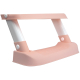 Kinder wc-bril | Met trapje | Anti-slip | Verstelbaar | Inklapbaar | Lala | Roze en wit | Mobiclinic - Foto 11