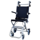 Transport stoel | Vouwbaar | Aluminium | Kleine wielen | Remmen op het stuur | Zwart | Jupiter | Clinicalfy - Foto 1