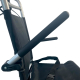 Transport stoel | Vouwbaar | Aluminium | Kleine wielen | Remmen op het stuur | Zwart | Jupiter | Clinicalfy - Foto 7