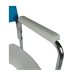 Toiletstoel | Aluminium | Gewatteerde armleuningen | Blauw | Manzanares| Mobiclinic - Foto 2