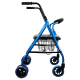 Rollator | Opvouwbaar | Aluminium | Zitting en rugleuning | Blauw | Paterna | Clinicalfy - Foto 2