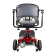 Scootmobiel 10 km | 4 wielen | Compact en afneembaar | 12V | Rood | Model Virgo | Mobiclinic - Foto 5