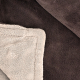 Elektrische deken met afstandsbediening | 160x120 cm | Bruin | Regelbare temperatuur | Mobiclinic - Foto 4