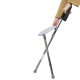 Wandelstok met klapzitting | Driepootkruk | Aluminium | Tot 90 kg | Gloria | Mobiclinic - Foto 8