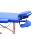 Massagetafel inklapbaar | Opvouwbaar | Hout | Draagbaar| CM-01 PLUS | 186x60 cm | Blauw | Mobiclinic - Foto 4