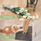 Krabpaal voor katten | Medium | Krabpaal | 3 hoogtes | 40x40x112 cm | Beige | Silvestre | Mobiclinic - Foto 7