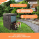Composter | Afvaltransformator | Voor tuin | Zonder gereedschap | Milieuvriendelijk | 300 liter | BioBin | Mobiclinic - Foto 5