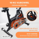 Hometrainer | Vliegwiel 10 kg | Verstelbaar | Met wielen | LCD-display | Max. 120 kg | Makalu | Mobiclinic - Foto 5