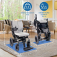 Elektrische rolstoel | Opvouwbaar | Aluminium | Universele joystick | Dubbele modus | 20 km autonomie | Maximaal gewicht. 100 kg - Foto 2