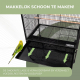 XL Vogelkooi | 95 x 43 x 61,5 cm | 8 Deuren | Voer- en drinkbakjes | Wielen | Uitneembare lade | Ninfa | Mobiclinic - Foto 5