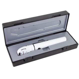 E-scope ophthalmoscope with halogen light