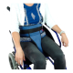 Gewatteerde perineale riem | Met gespen | Aanpasbaar voor alle soorten rolstoelen - Foto 1