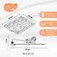 Kweeklamp | LED | 700W | Wit |Dimfunctie | 10 helderheidsniveaus | Efficiëntie | Groeilicht | Mobiclinic - Foto 2