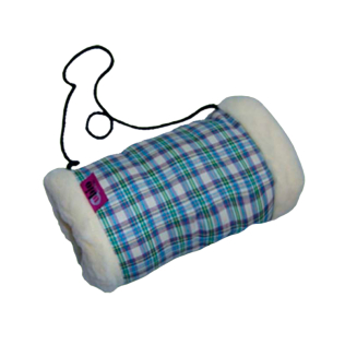 Thermische handwarmer, uit één stuk, geruit design