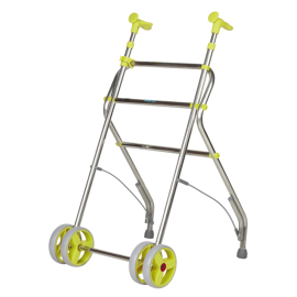 Rollator | Aluminium | Opvouwbaar | In hoogte verstelbaar | Pistache | AIR | FORTA