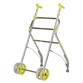 Rollator | Aluminium | Opvouwbaar | In hoogte verstelbaar | Pistache | AIR | FORTA