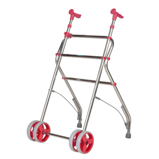 Rollator | Aluminium | Opvouwbaar | In hoogte verstelbaar | Koraal | AIR | FORTA