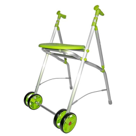 Rollator met wielen | Opvouwbaar | Aluminium | Stoel |...