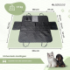 Autostoelhoezen voor honden | Universeel | Antislip | Waterdicht | Zijvak | Zwart | Sammy | Mobiclinic - Foto 2