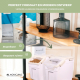 Voerbak | 8 kg - 20 l | Veilige sluiting | Met wielen | Inclusief schepje en maatbeker | Wit | FeedPet | Mobiclinic - Foto 4