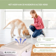 Voerbak | 8 kg - 20 l | Veilige sluiting | Met wielen | Inclusief schepje en maatbeker | Wit | FeedPet | Mobiclinic - Foto 6