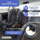 Autokinderzitje | IsoFix |I-maat|100-150cm| Liggend 3 standen |Groep 2/3|15-36kg|3,5-12 jaar|Lionfix Max|Mobiclinic - Foto 5