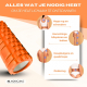 Massagerol | Schuimrubber | 14 x 33 cm | Veelzijdig | Lichtgewicht | Voorkomt blessures | Oranje | FitRoller | Mobiclinic - Foto 24