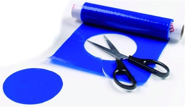 Dycem rechthoekige slip roll 20 cm x 2 m blauw