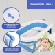 Babybadpakket | Kinderbadje | Opvouwbaar | Antislip | Blauw | Badthermometer | Kwikvrij | Mobiclinic - Foto 5