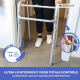 Looprek voor volwassenen | Zonder wielen | In hoogte verstelbaar | Aluminium | Columna | Mobiclinic - Foto 7