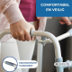 Looprek voor volwassenen | Zonder wielen | In hoogte verstelbaar | Aluminium | Columna | Mobiclinic - Foto 8