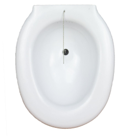 Plastic Sanitary Bidet | Attachable to the Toilet | Dimensions :38 x 41.5 x 14 cm | With Plug