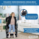 Opvouwbare rolstoel| Opvouwbaar | Orthopedisch | Staal | Catedral | Mobiclinic - Foto 3