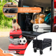 Strand- en tuintransportwagen | Verstelbare handgreep | 71x47x67cm | Opvouwbaar | 360º wielen | Duna Basic | Mobiclinic - Foto 2