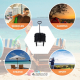 Strand- en tuintransportwagen | Verstelbare handgreep | 71x47x67cm | Opvouwbaar | 360º wielen | Duna Basic | Mobiclinic - Foto 3