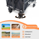 Strand- en tuintransportwagen | Verstelbare handgreep | 71x47x67cm | Opvouwbaar | 360º wielen | Duna Basic | Mobiclinic - Foto 6