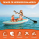 Opblaasbaar paddle-surfplank | 320 x 83 cm | Verstelbare peddel | Pomp | Veiligheidsriem | Reisrugzak | Lilo | Mobiclinic - Foto 3