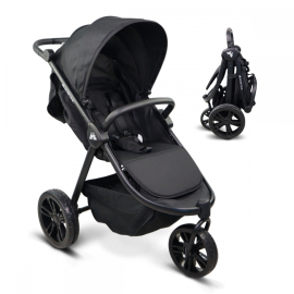 Kinderwagen met 3 wielen |Lichtgewicht |All-terrain wielen |5-puntsgordel |Achterzak |Max. 22kg |Agnes| Mobiclinic