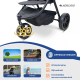 Kinderwagen met 3 wielen |Lichtgewicht |All-terrain wielen |5-puntsgordel |Achterzak |Max. 22kg |Agnes| Mobiclinic - Foto 5