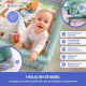 Box met tapijt | Baby's en kinderen | 125x125x67cm | Opvouwbaar | Draagtas | Groen | Happyland | Mobiclinic - Foto 6