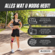Set van 4 Kinesiotape | Roze, Blauw, Zwart en Beige | Neuromusculaire Bandage | 5mx5cm | Mobitape | Mobiclinic - Foto 4