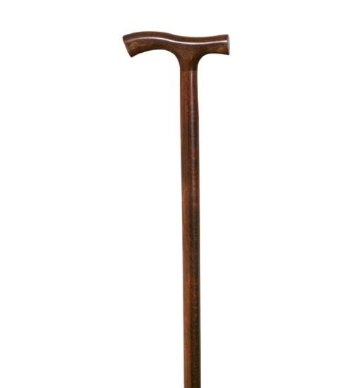 Wandelstok, klassiek, beukenhout, eendelig