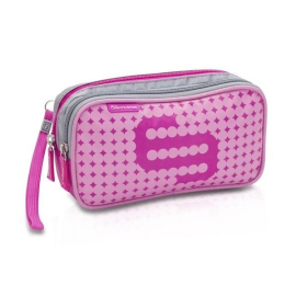 Pink isothermal diabetic kit bag