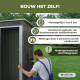 Tuinhuisje | Opslag | Schuin dak | Schuifdeur | Afsluitbaar | Zwaar uitgevoerd | Nomi |Mobiclinic - Foto 6