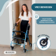 Rollator | Inklapbaar en verstelbaar | Aluminium | Met mandje en zitting | Met remmen | Blauw | Escorial | Mobiclinic - Foto 7